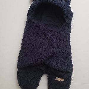 Blue Snail Bear Newborn Swaddle Wrap CB6/139